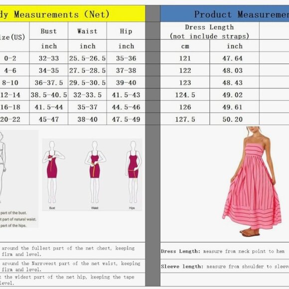 Pink and red striped summer dress - Picture 7 of 7